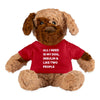 All I Need Comfort Plushie Dog Stuffed Animal Dog SPOD red 