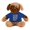All I Need Comfort Plushie Dog Stuffed Animal Dog SPOD royal blue 