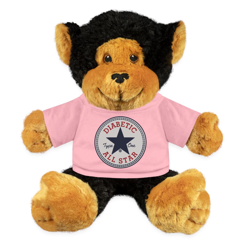 Type One Diabetic All Star Monkey Plushie Stuffed Animal Monkey SPOD petal pink 