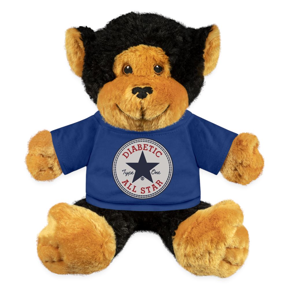 Type One Diabetic All Star Monkey Plushie Stuffed Animal Monkey SPOD royal blue 