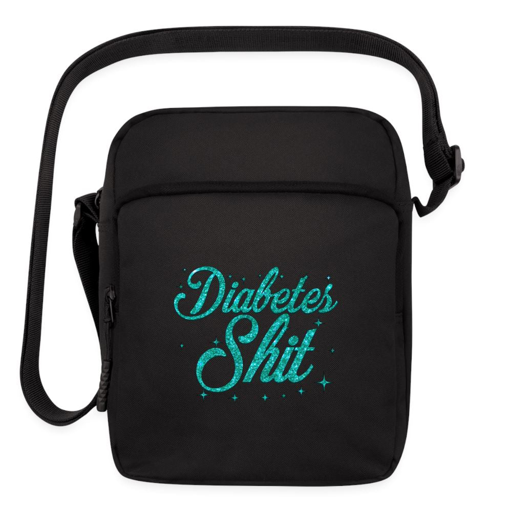 Diabetes Humor Upright Crossbody Storage Bag Upright Crossbody Bag SPOD black 