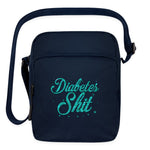 Diabetes Humor Upright Crossbody Storage Bag Upright Crossbody Bag SPOD navy 