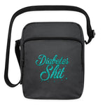 Diabetes Humor Upright Crossbody Storage Bag Upright Crossbody Bag SPOD charcoal grey 