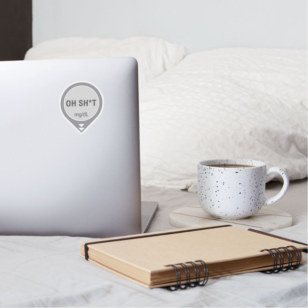 Oh Sh*t Dexcom Double Down Humor Sticker Sticker SPOD 