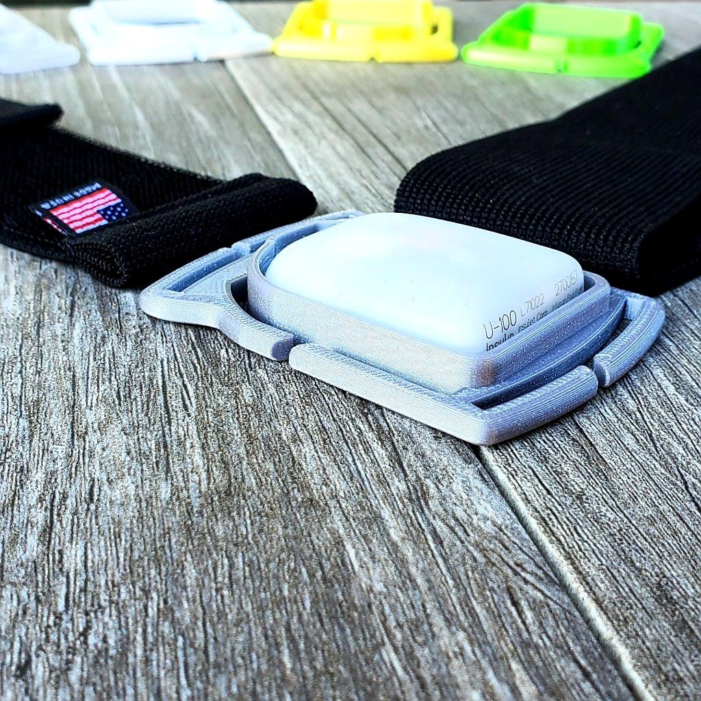 Omnipod 5 Dash & Eros : All-In-One Arm Leg Waist Protection : Case & 2" Wide Velcro® Band : Starter Kit