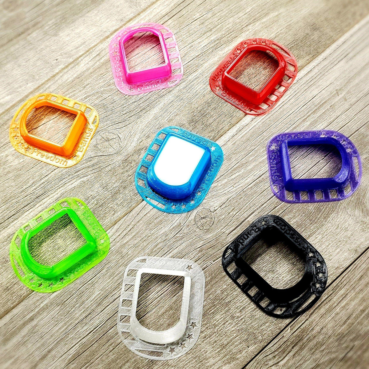Free Demo: Omnipod Dash & Eros : Reusable 50/50 Infiniflex Protective Overlay Guard : Soft & Flexible Armor Case - Freedom Bands For Diabetics