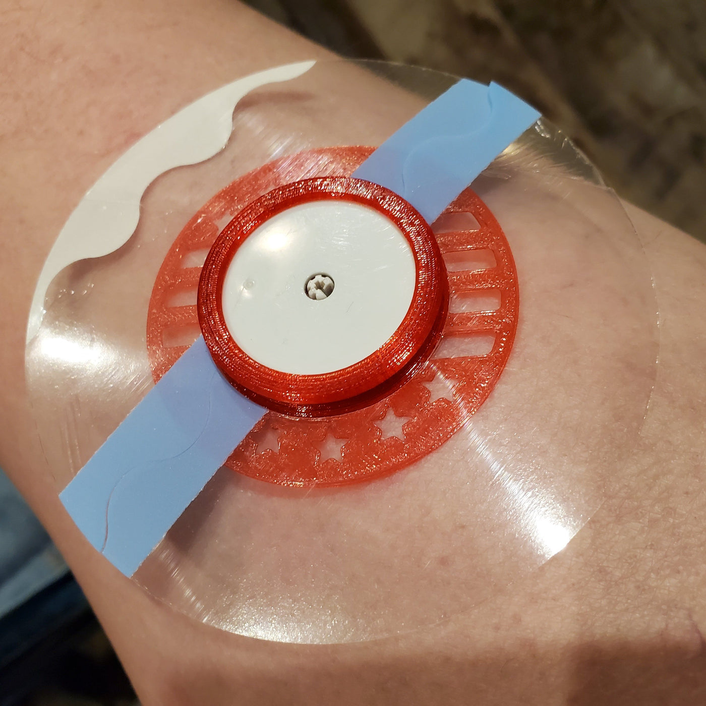 Freestyle Libre Waterproof Clear Adhesive Patch & Free Infiniflex Transmitter Cover Freestyle Libre 1 & 2 Infiniflex Freedom Bands For Diabetics 