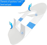 Insulet Omnipod Dash  : Waterproof "D Shaped" Clear Overlay Adhesive Patch - Freedom Bands For Diabetics