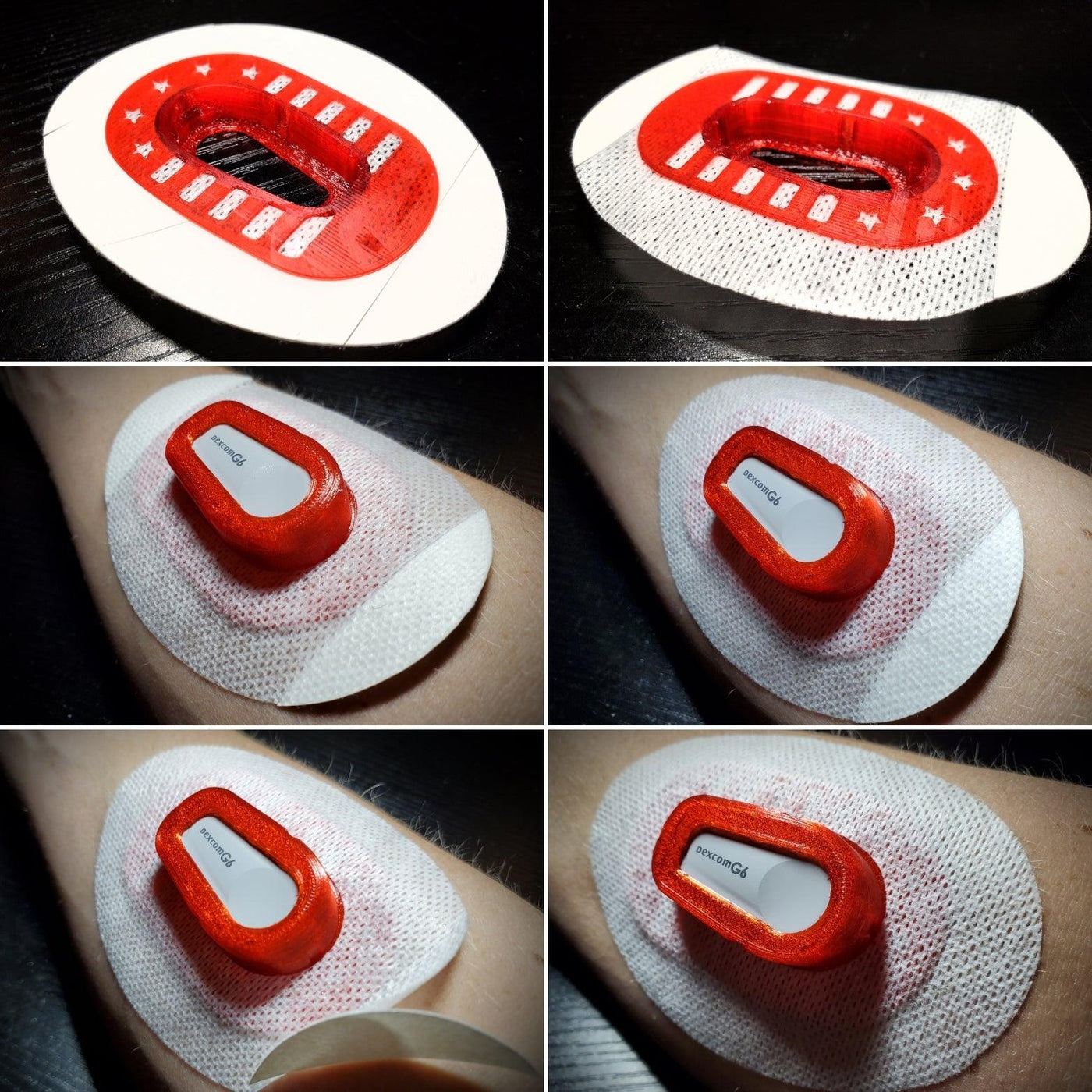 Dexcom G6 3x4" Inch Micro-woven Overlay Adhesive Dexcom G6 Patches : Shellback Series : Waterproof - adhesive patch, adhesive sticker, dexcom, dexcom g6, freedom band, Infiniflex, overlay patch, patch, protective patch, waterproof patch