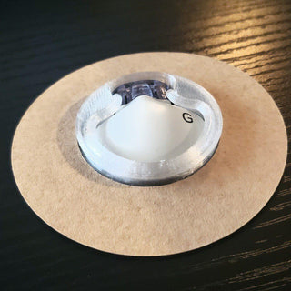 Clear Quartz Crystal / Free Sample : Tan Skinsoft Texture