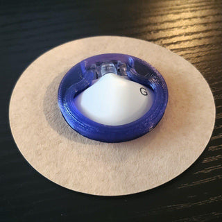 Purple Violet Crystal / Free Sample : Tan Skinsoft Texture