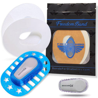 Awareness Blue Crystal / Free Sample : White Micro-woven