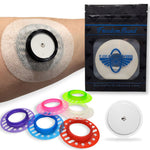 Freestyle Libre 1 & 2 : Reusable Infiniflex Protective Overlay Shield : Soft & Flexible Armor Cover Freestyle Libre Freedom Bands For Diabetics 