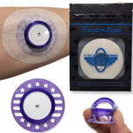 Freestyle Libre 1 & 2 : Reusable Infiniflex Protective Overlay Shield : Soft & Flexible Armor Cover Freestyle Libre Freedom Bands For Diabetics 