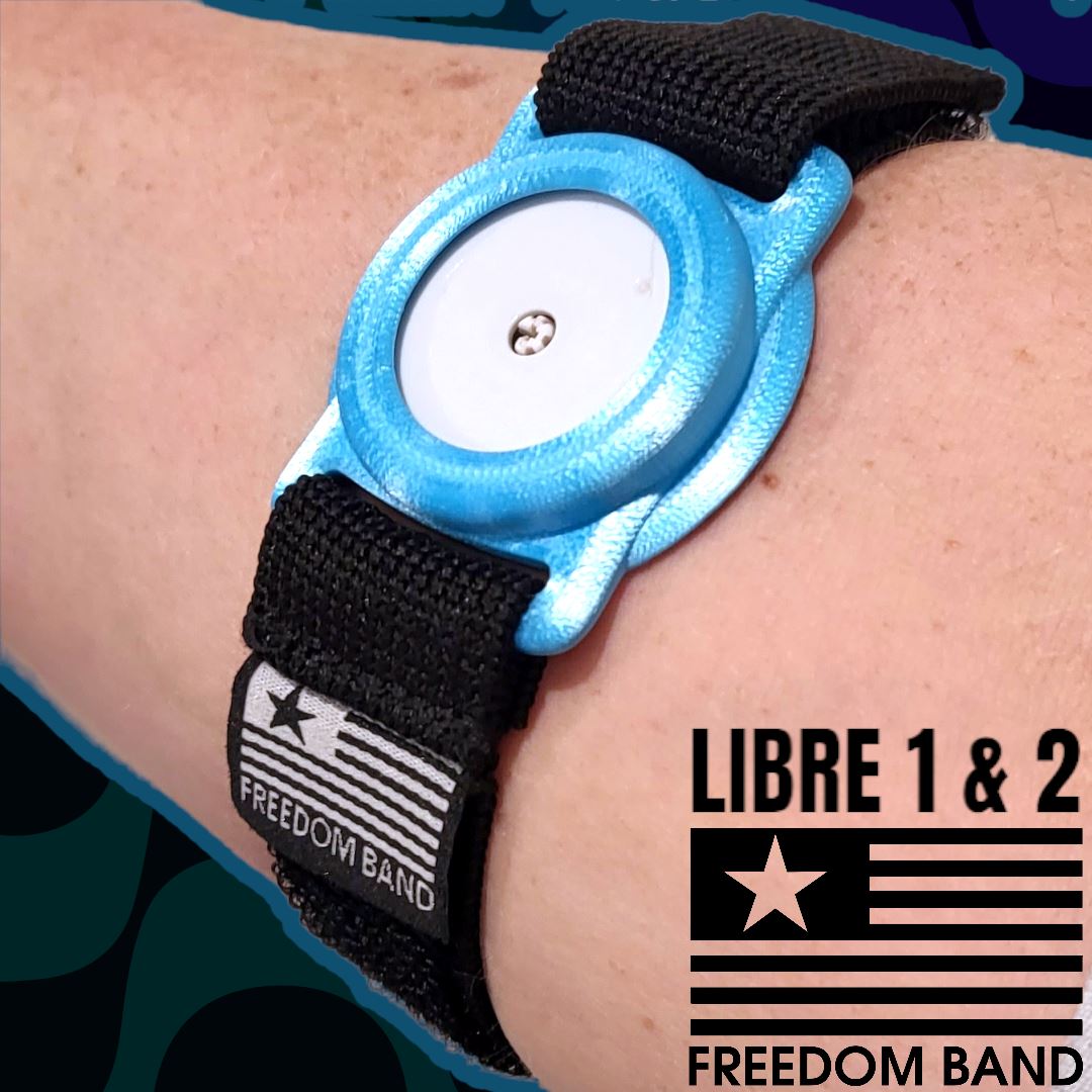 Freestyle Libre 1 & 2 Starter Kit 4-16" Inch Arm & Leg Adjustable Band Freedom Band Libre Starter Kit Freedom Band 