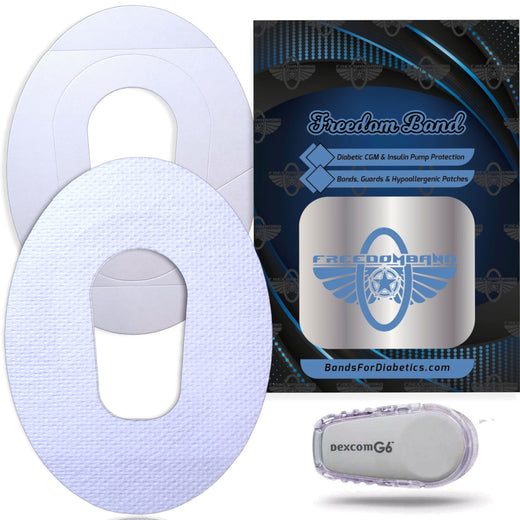 Dexcom G6 3x4" Inch Micro-woven Overlay Adhesive Dexcom G6 Patches : Infiniflex Series : Waterproof