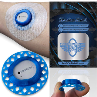 Awareness Blue Crystal / 2 Premium : White Hypoallergenic Patches
