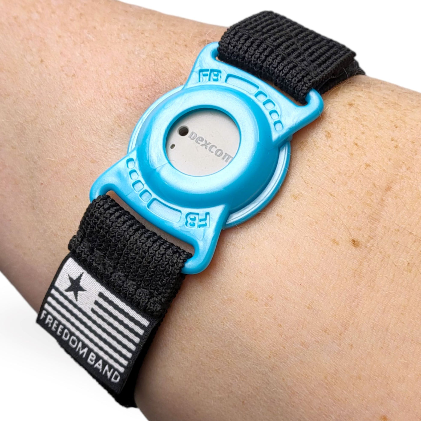 Teal Freedom Band 4-26 inch adjustable armband for Dexcom G7, G7 15 Day & Stelo
