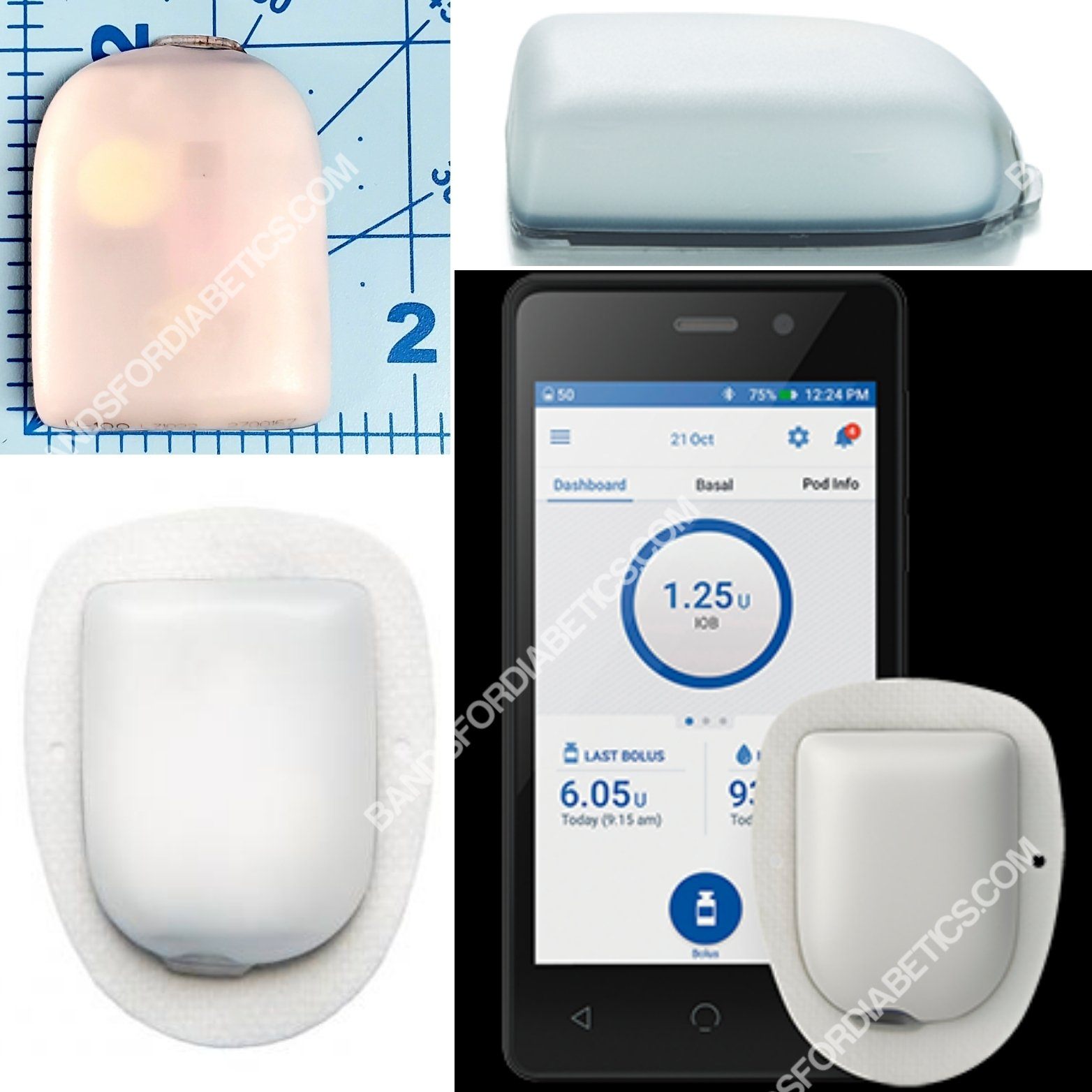 Omnipod Dash Eros & 5 : Insulin Pump Protection Cover : Protective Case Only
