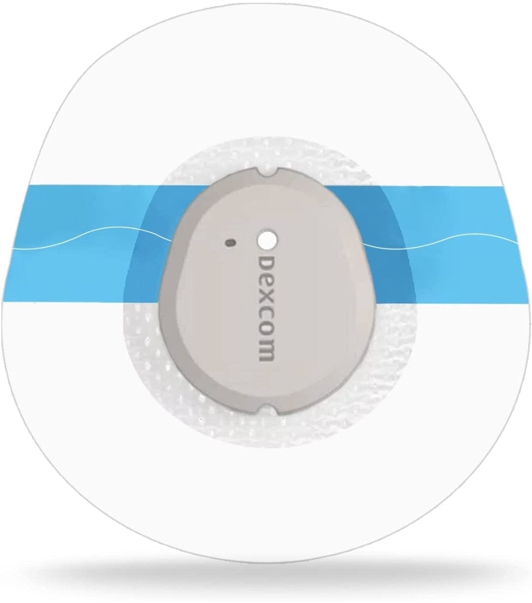 Dexcom G7 Overlay Adhesive Patch : 2.7" Inch Clear Waterproof Non-latex Shell Back Patch Freedom Bands For Diabetics Single 