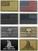 Load image into Gallery viewer, 8 Pack 2&quot; American Flag &amp; Patriotic Velcro Patches - Bands For Diabetics