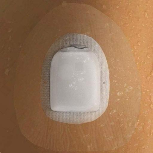 Insulet Omnipod 5 Dash & Eros : Waterproof Overlay Patch "D Shaped" Overlay Adhesive Tape