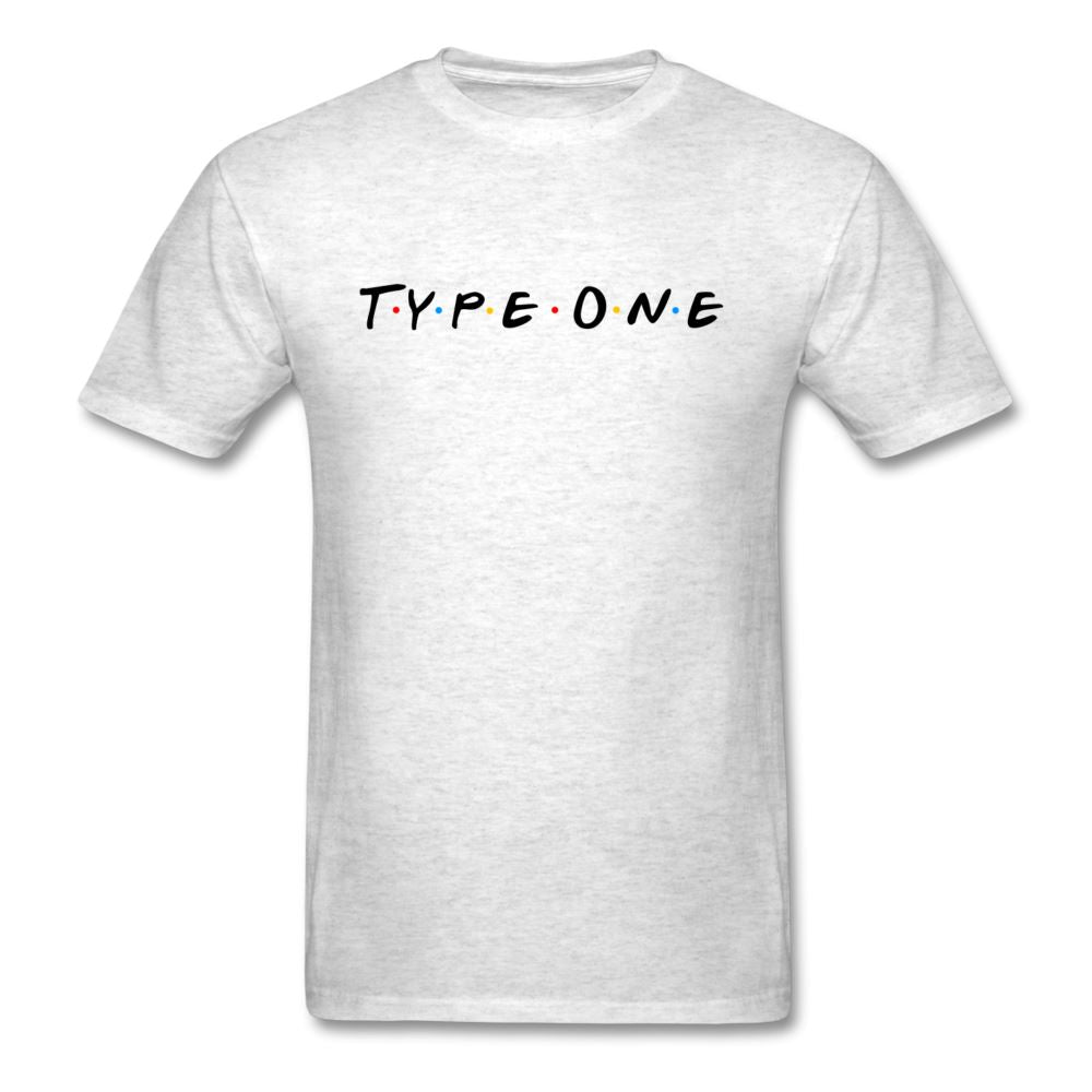Type One & Friends Proud Diabetes Unisex T-Shirt - light heather gray