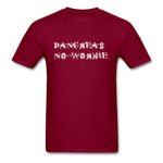 Pancreas No Workie Diabetes Humor T-Shirt - burgundy