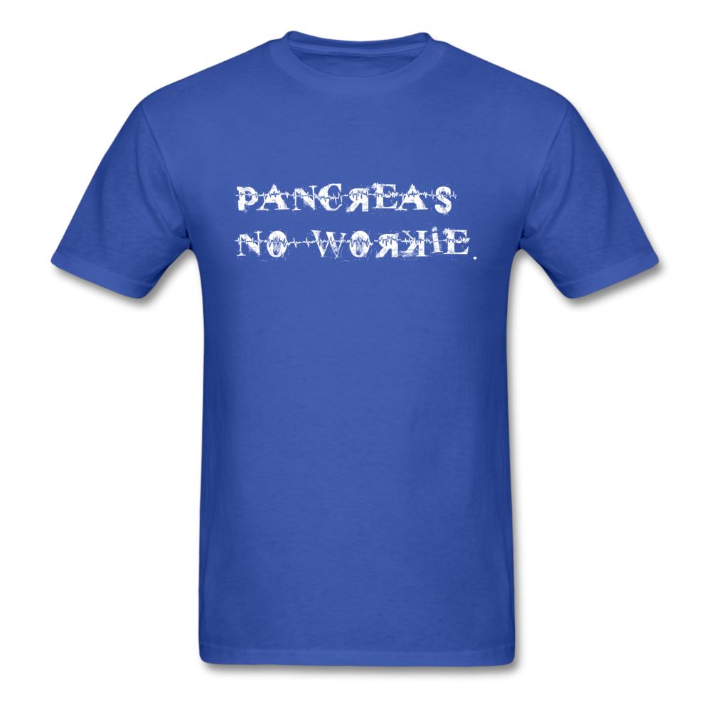 Pancreas No Workie Diabetes Humor T-Shirt - royal blue