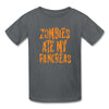 Load image into Gallery viewer, Zombies Ate My Pancreas Halloween Kids&#39; T-Shirt - charcoal