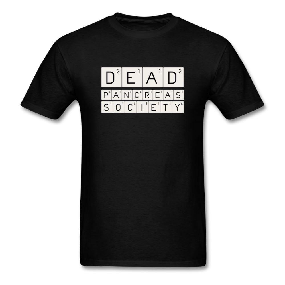 Dead Pancreas Society Scrabble Humor Adult T-Shirt - adult t-shirt, dead pancreas, dead pancreas society, diabetic humor, funny diabete, funny diabetes, shirt, SPOD, t, t-shirt