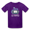 Load image into Gallery viewer, So Pumped Diabetic Insulin Pumpin&#39; Fun Kids&#39; T-Shirt - purple