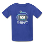 So Pumped Diabetic Insulin Pumpin' Fun Kids' T-Shirt - royal blue