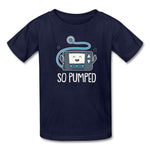 So Pumped Diabetic Insulin Pumpin' Fun Kids' T-Shirt - navy