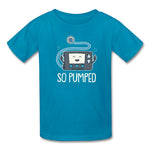 So Pumped Diabetic Insulin Pumpin' Fun Kids' T-Shirt - turquoise