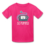 So Pumped Diabetic Insulin Pumpin' Fun Kids' T-Shirt - fuchsia