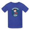 Load image into Gallery viewer, Kids T1D Diabetes Superhero Awareness Youth T-Shirt - royal blue