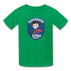 Load image into Gallery viewer, Kids T1D Diabetes Superhero Awareness Youth T-Shirt - kelly green