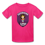 T1D On A Mission Superhero Diabetes Awareness T-Shirt - fuchsia