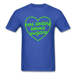 Not Today Blood Sugars Diabetic Awareness Neon Sign Adult Unisex T-Shirt - royal blue