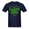 Not Today Blood Sugars Diabetic Awareness Neon Sign Adult Unisex T-Shirt - navy