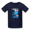 Load image into Gallery viewer, I have a Hero I call Him Dad Diabetes Superhero Kids&#39; T-Shirt - navy