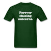Load image into Gallery viewer, Forever Chasing Unicorns Diabetic Motivational Unisex Softstyle T-Shirt - forest green
