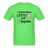 I Run On Coffee & Insulin Adult Unisex Softstyle T-Shirt - kiwi