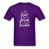 Load image into Gallery viewer, This Girl Runs On Jesus And Insulin Diabetes Awareness Unisex Classic T-Shirt - purple