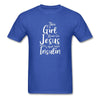 Load image into Gallery viewer, This Girl Runs On Jesus And Insulin Diabetes Awareness Unisex Classic T-Shirt - royal blue