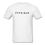 Type One "Friends Tribute" Diabetes Unisex T-Shirt - white