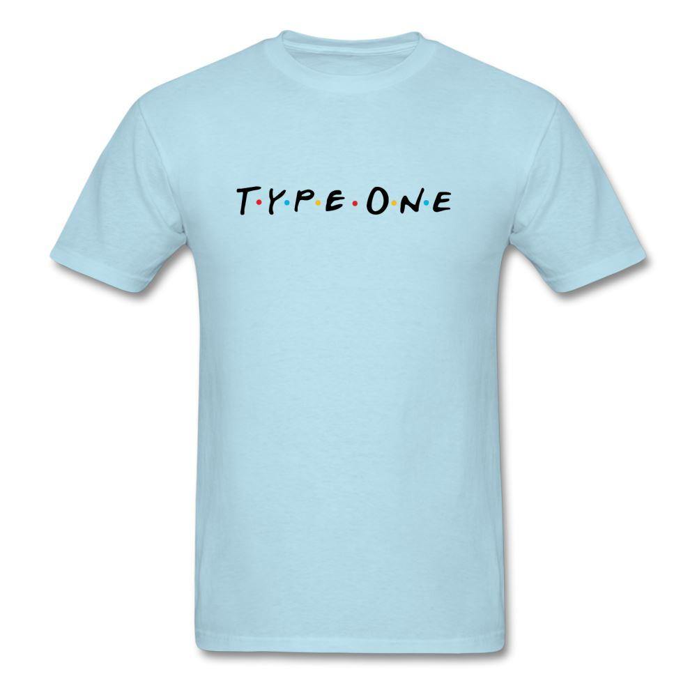 Type One "Friends Tribute" Diabetes Unisex T-Shirt - powder blue