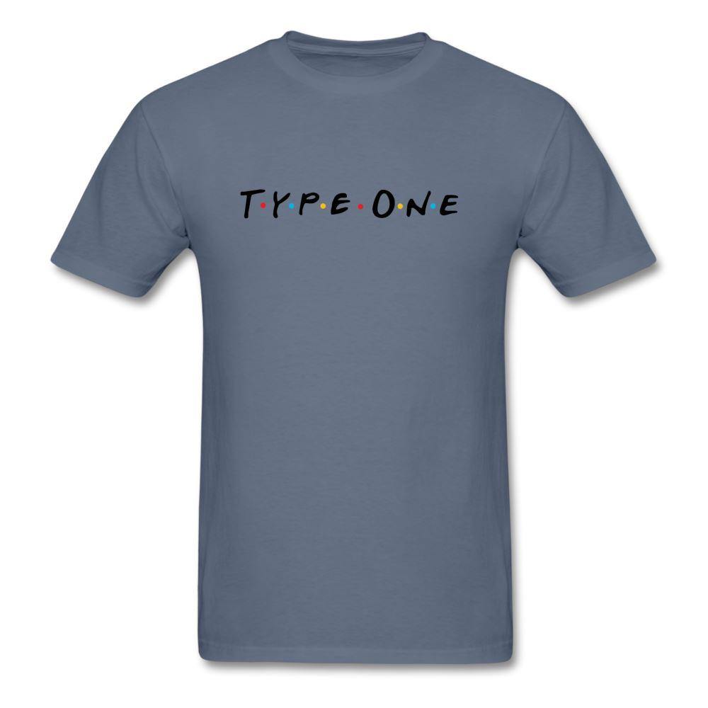 Type One "Friends Tribute" Diabetes Unisex T-Shirt - denim