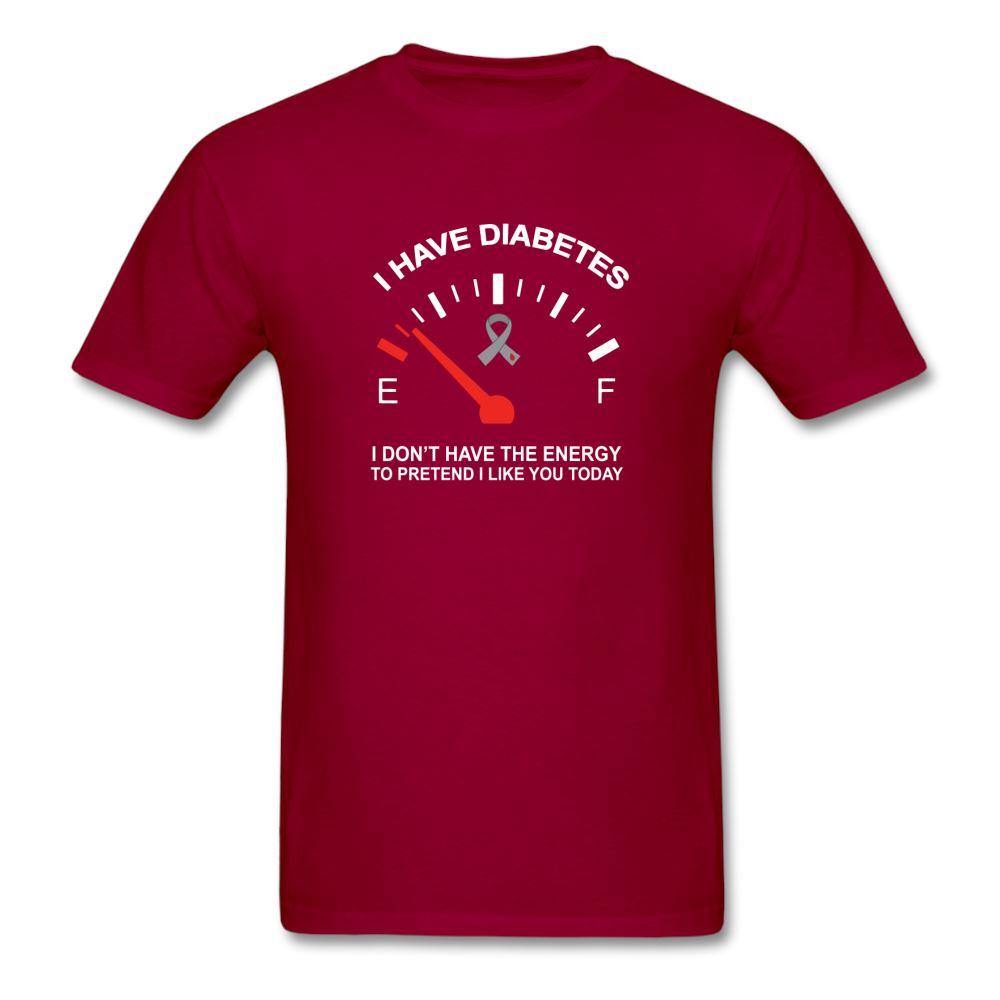 I have Diabetes I Don't Have Energy To Pretend Today Classic T-Shirt - dark red